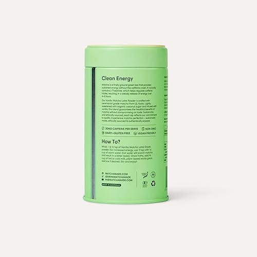 Miniatura 7 de Matcha Made Polvo orgánico molido en piedra de grado Latté polvo de té verde matcha japonés puro alternativa al café 176 onzas