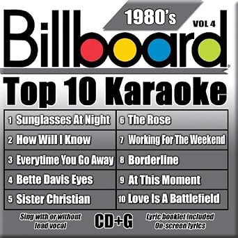 Billboard Top 10 Karaoke 1980s 4