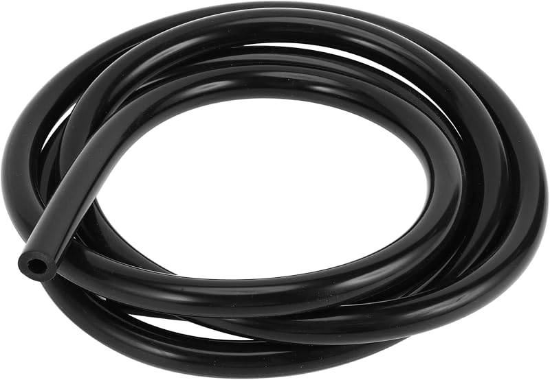 Mangueira de vácuo automotiva de silicone RATCHROLL preta, 6 mm de diâmetro interno, 152 cm – 1 unidade
