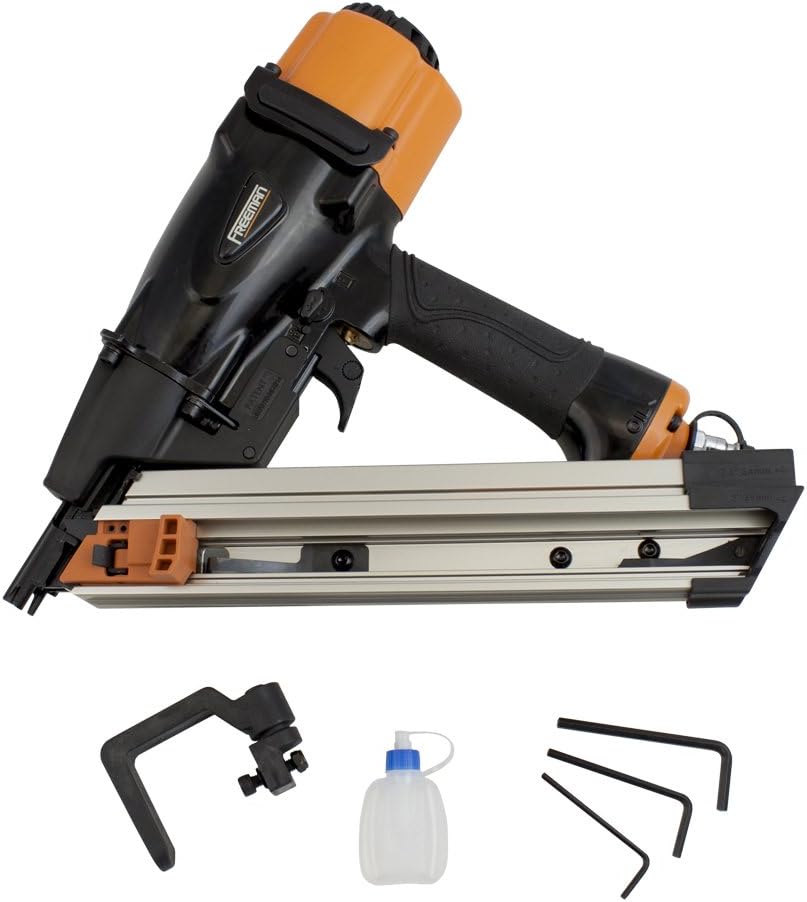 Freeman PMC250 Pneumatic 35 Degree 2-1/2" Metal Connector Nailer with Belt Hook