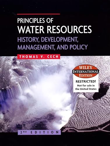 Principles of Water Resources: History, Development, Management, and Policy