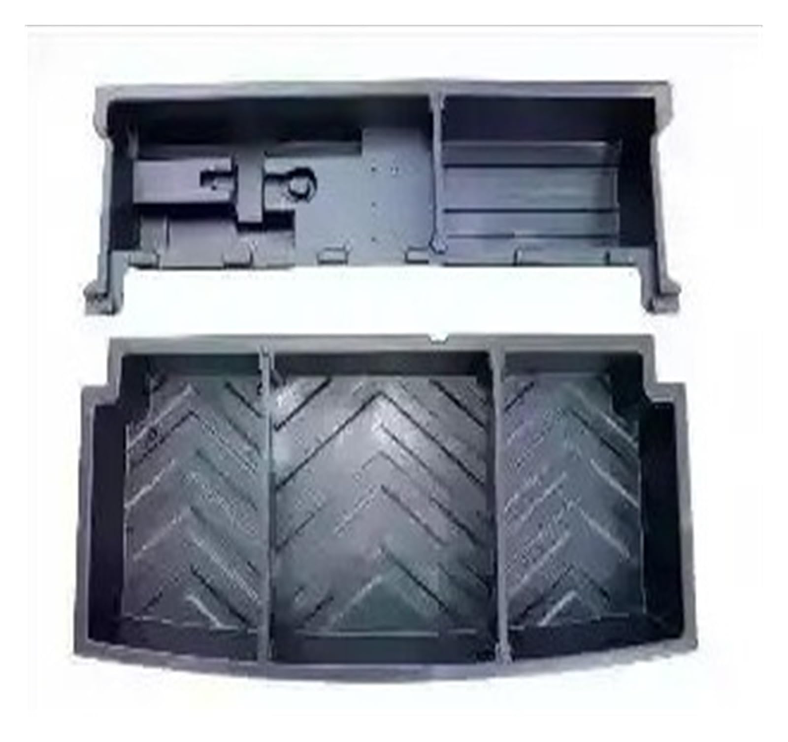 Lhdktee Cargo Cover Trunk Organizer Tray For Chery For ICAR 03 For JAECOO J6 2024 Rear Trunk Lower Storage Box ABS Waterproof Interior Stowing Rear Trunk Parcel Shelf(A)