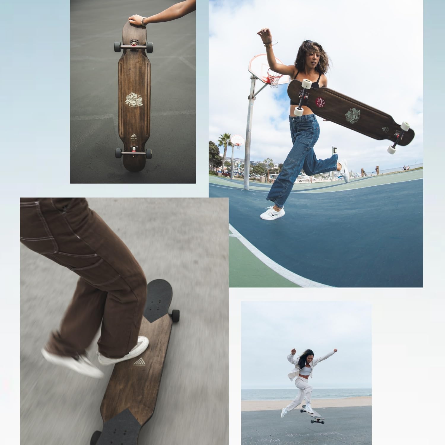 Caliber 3 Trucks 50° - Longboard Skateboard Trucks - for Downhill, DIY Electric Skateboard, Cruising, Freeride, Sliding, Eboard, Carving, Beginners.