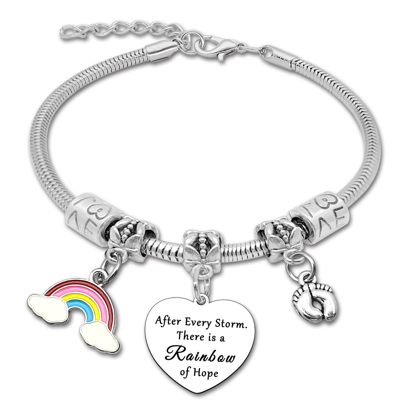 In Memory of Baby Gift New Mom Gift Bracelets Miscarriage Gifts for Mothers Pregnancy for Women Infant Loss Sympathy Gift Memorial Loss of Baby Gifts Pregnancy Loss Gifts Pregnancy Announcement Gifts