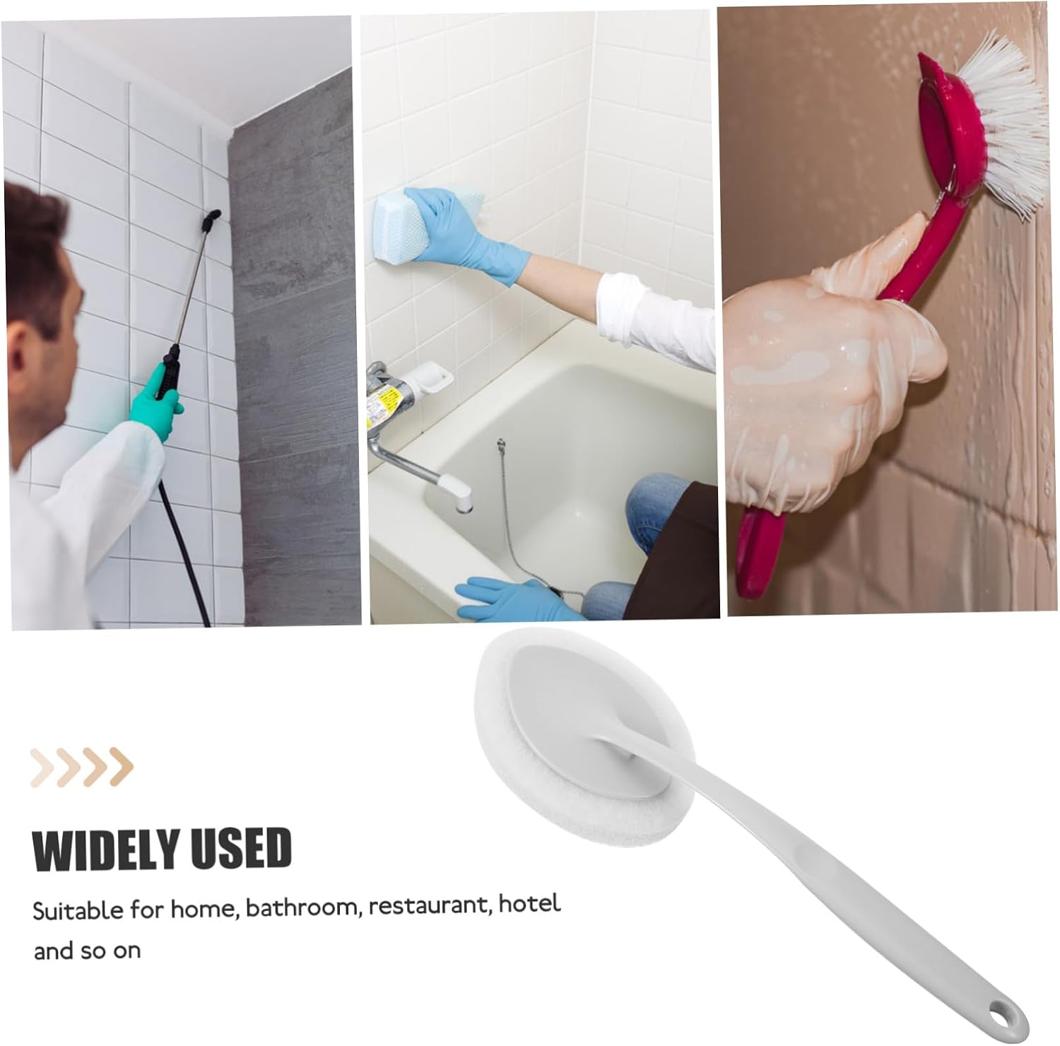Sponges for Cleaning 1pc Toilet Cleaning Scrubber Cleaning Sponges Dishwasher Sponge Bathtub Kitchen Cleaning ES Washing Tool Cleaning Sponge Sponge ES Grey
