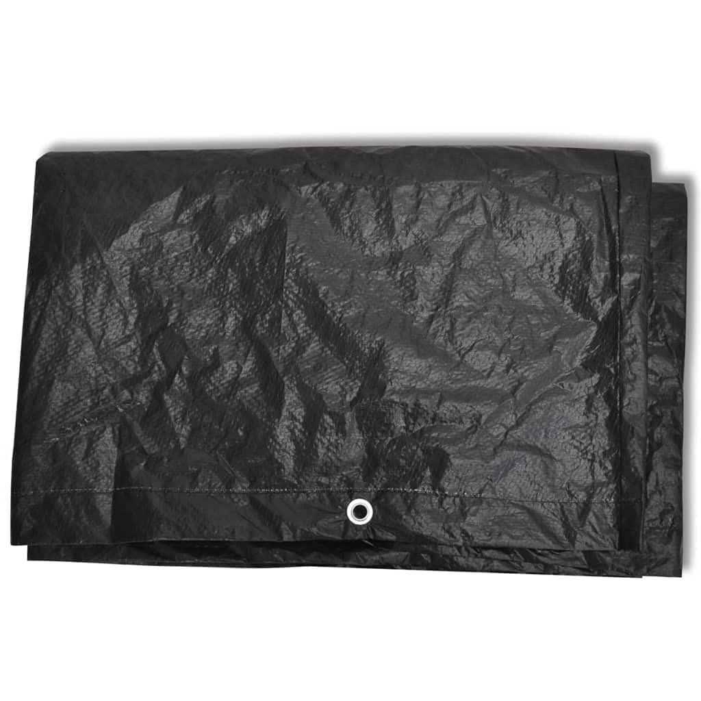 Akcesoria do mebli ogrodowych - pokrowce na meble ogrodowe - pokrowce na meble ogrodowe 2 szt. 8 osób poliester rattan 300 x 140 cm