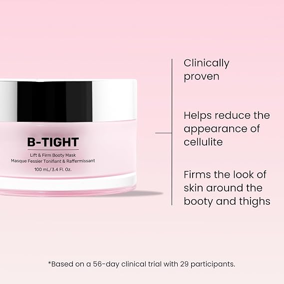 MAELYS Leg & Booty Tightening Bundle - B-TIGHT Lift & Firm Booty Mask - B-FOXY Inner Thigh Firming Cream - B-THICC Booty Enhancing Mask - Body Care Set