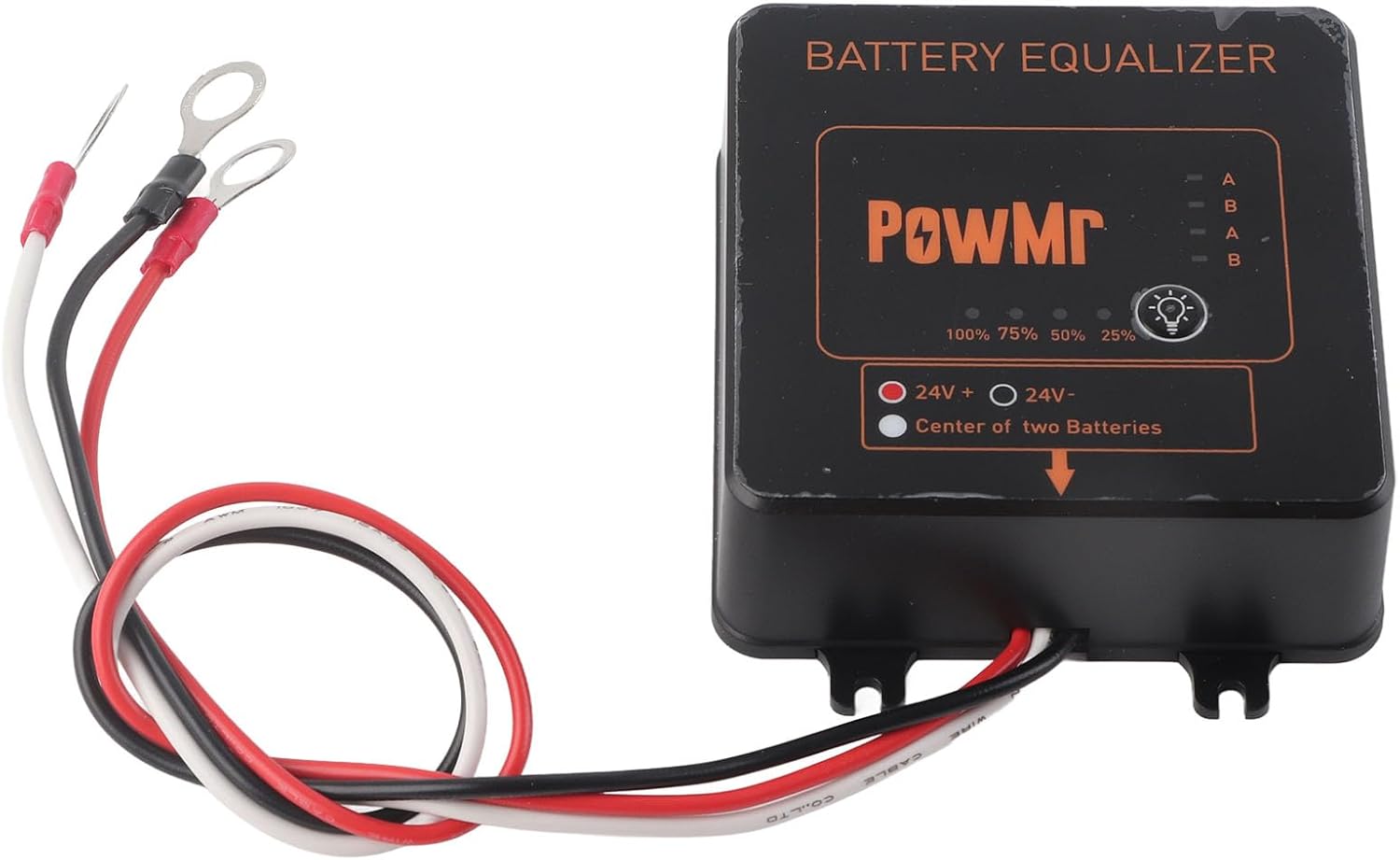 Battery Equalizer, Photo voltaic System Balancer, 2 x 12V – Automated Cost Stability, Reverse Safety, Excellent for Off – Grid Photo voltaic and RV