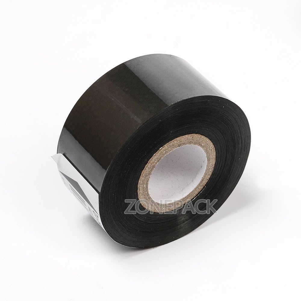 ZONEPACK 5 Rolls Thermal Ribbon for Date Coding Machine HP-241 241B 241S TJ-08 DY-8 DY-6 Ribbon Printing Machine Thanksgiving Christmas Gift