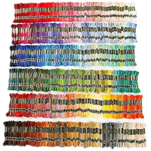 Vilihkc Rainbow Color Embroidery Floss 447 Skeins Per Pack with Cotton for Cross Stitch Threads Bracelet Yarn Craft Floss Embroidery Floss Set by vilihkc - Used condition - US$33.01