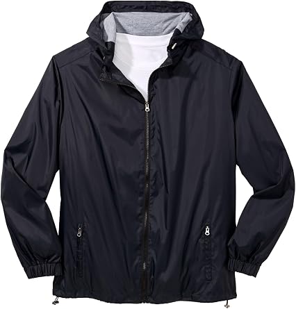 KingSize Jersey-Lined Windbreaker