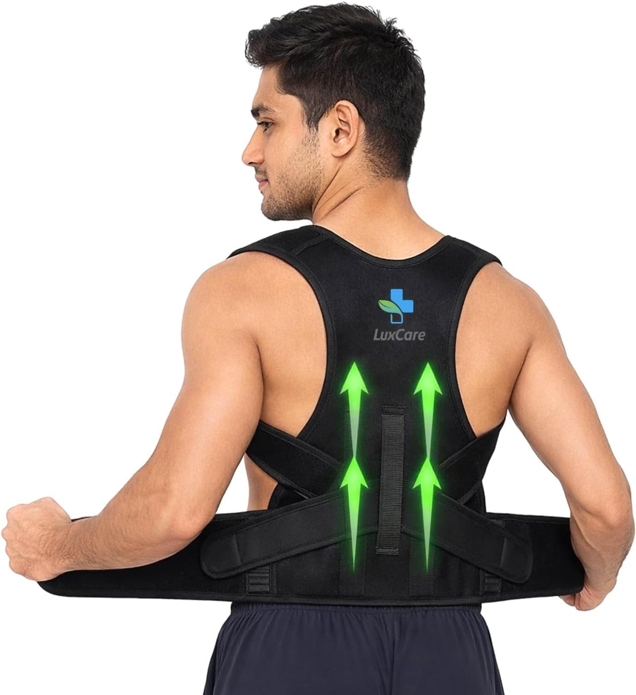 Posture Corrector for Men & Women | Adjustable Back & Shoulder Support Belt for Straight Posture | Breathable Upper Back Brace for Neck, Spine & Shoulder Support | Universal Fit