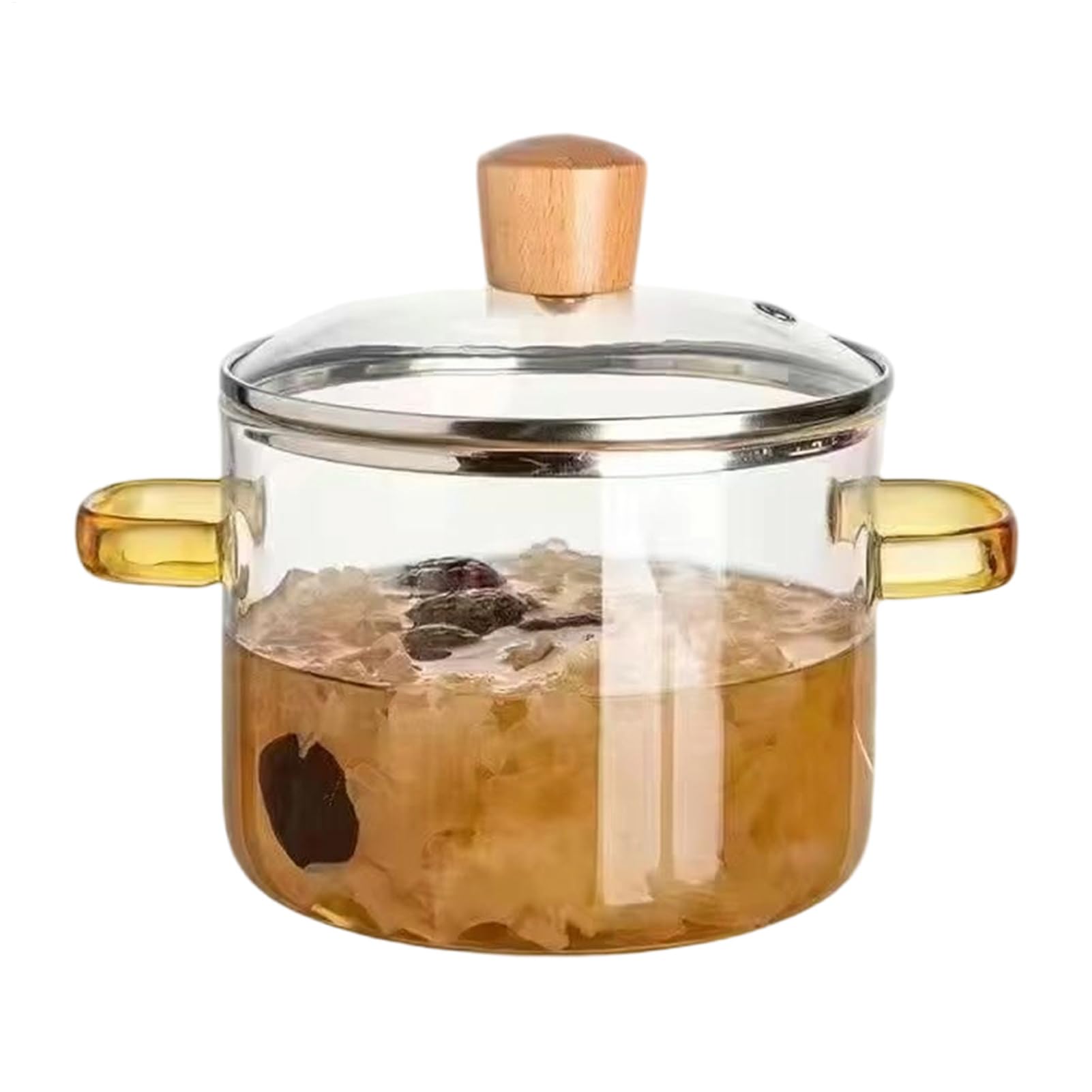 Faitout en verre pour soupe et pâtes sur votre cuisinière