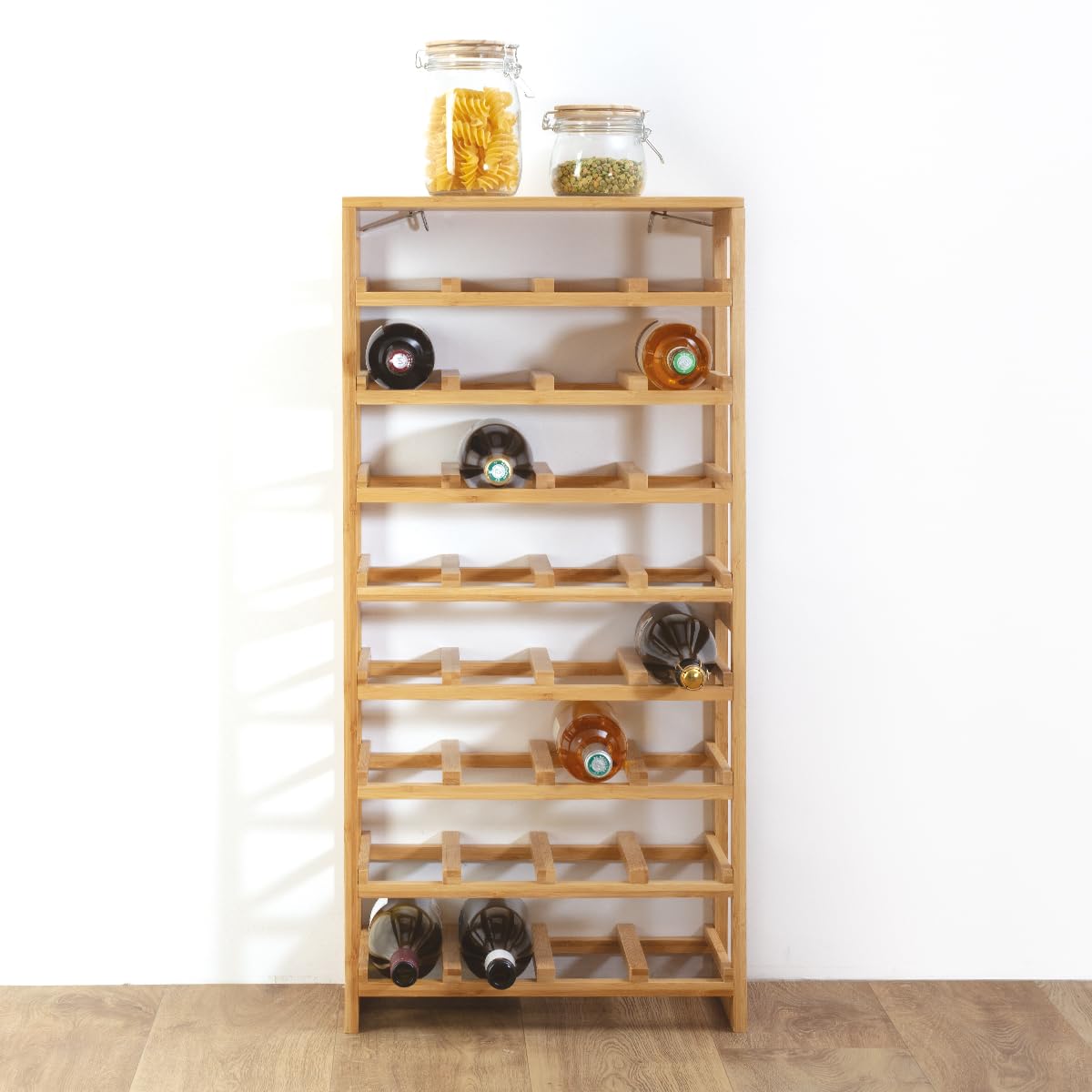 5five - rangement 32 bouteilles linha bambou