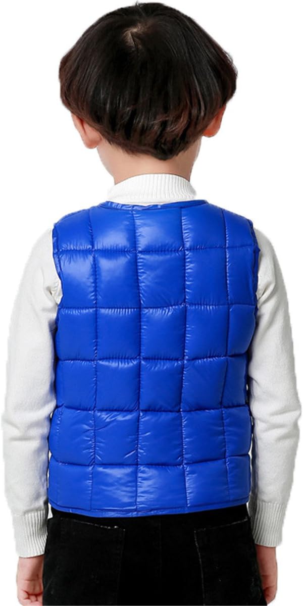 Kids Baby Girls Boys Sleeveless Lightweight Down Puffer Vest Jacket