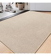 DEXI Schmutzfangmatte 44x76 Cm Beige - Rutschfeste Fußmatte Für Eingang & Flur