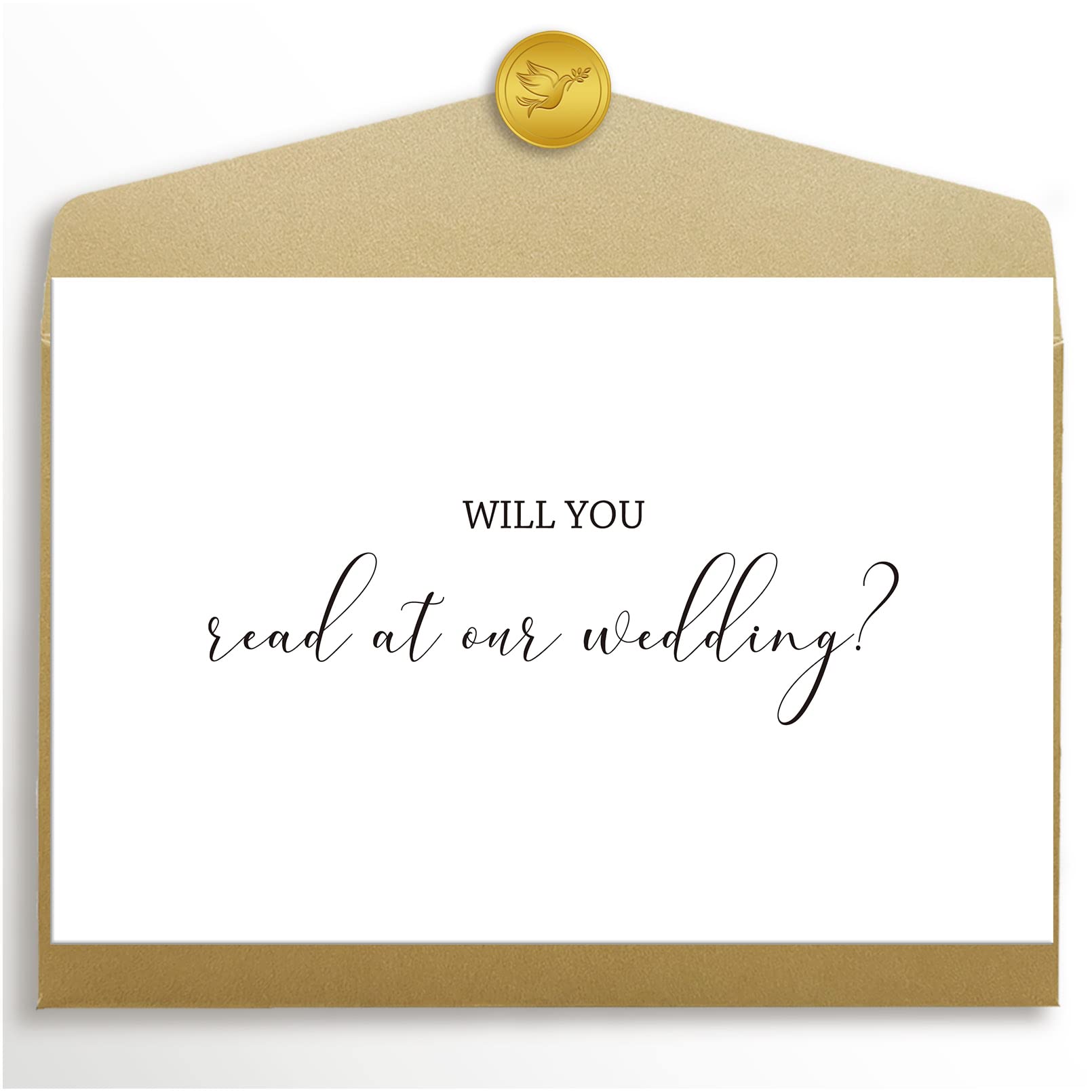 Will You Read at Our Wedding Card, Wedding Reader Proposal Card, Wedding Reader Ask Card