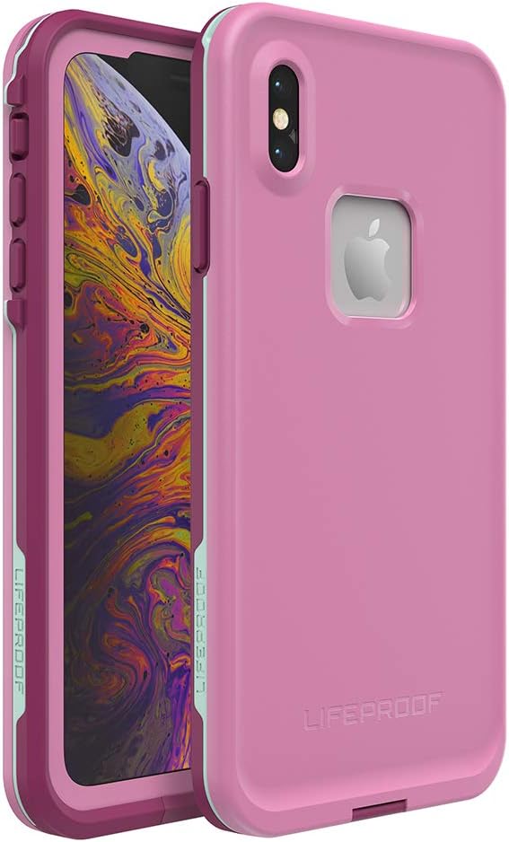 Amazon Com Lifeproof Fre Series Waterproof Case For Iphone Xs Max Retail Packaging Frost Bite Orchid Purple Wine Fair Aqua Cell Phones Accessories