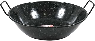 esmaltaciones la étoile marbrée – Poêle à Paella Honda bordoneada, 34 cm, 6,3 l