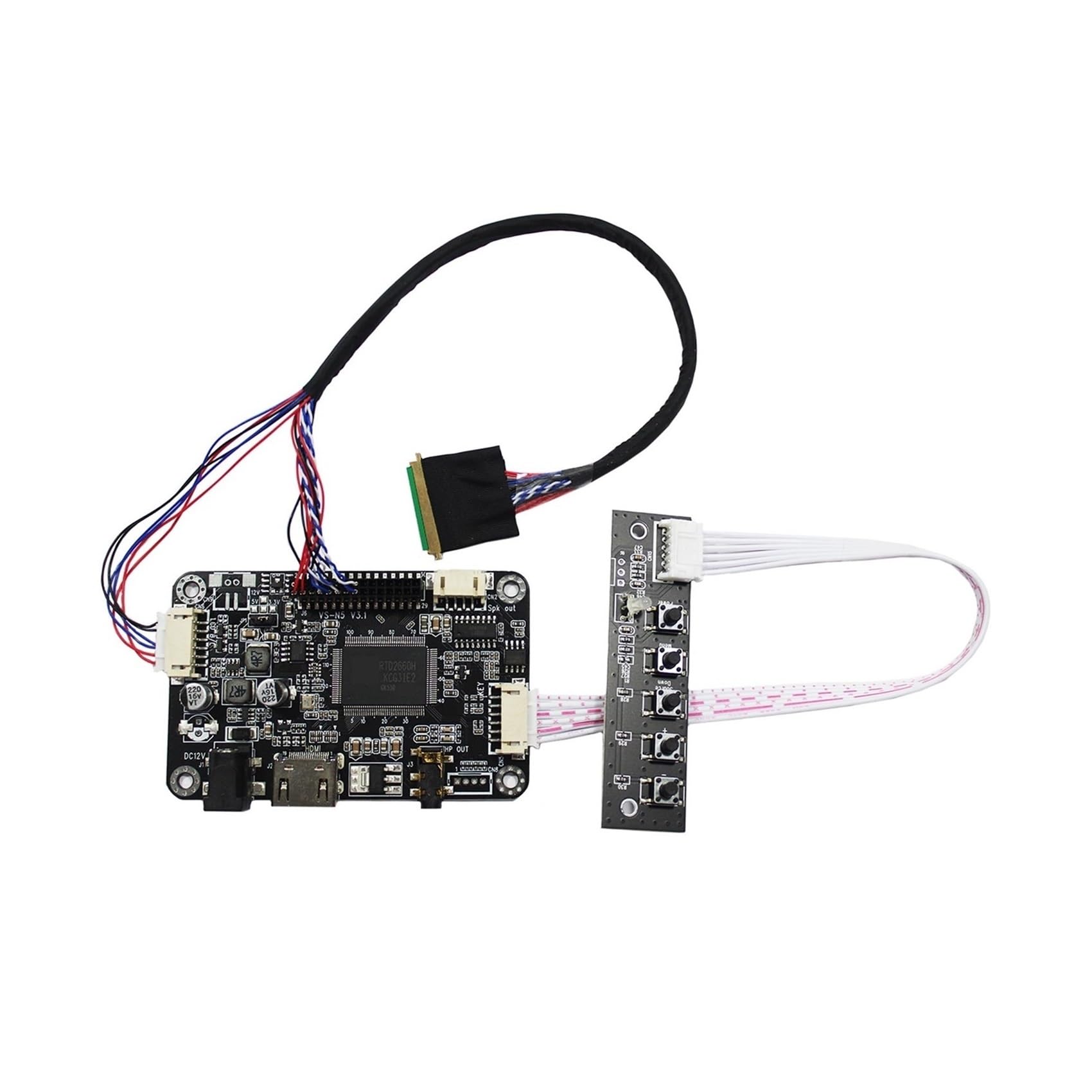 QQTD665BET Audio Board For LTN156AT02 LP156WH4 N140B6 B140XW02 14" 15.6" 1366x768 LCD Screen