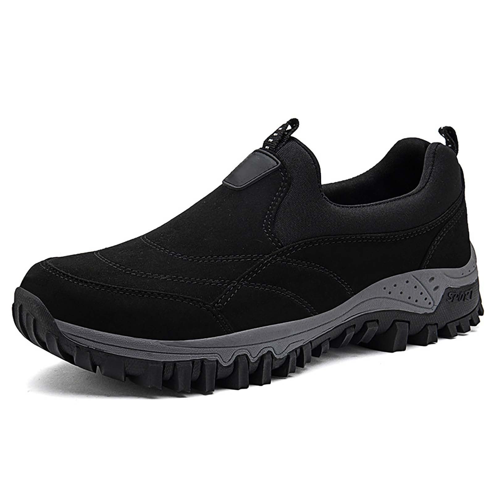 Slip On - Zapatillas de senderismo para hombre, ligeras, para senderismo