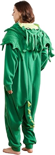 Miniatura 2 de Focupaja Pijama unisex de una pieza para Halloween, disfraz de fiesta de Navidad, cosplay, overol para el hogar, ropa de dormir