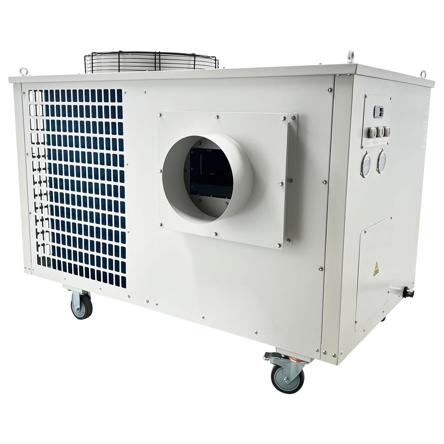 220V 3Phase Portable Industrial Air Conditioner 6000W Commercial Spot Cooler Mobile Cooling Aircon 2700m h with Wheels for