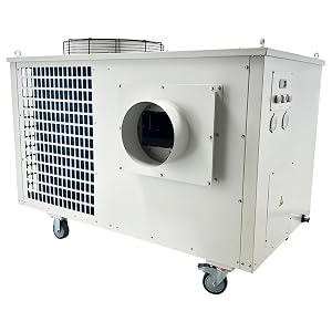220V 3Phase Portable Industrial Air Conditioner 6000W Commercial Spot Cooler Mobile Cooling Aircon 2700m h with Wheels for