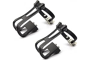 Leadrise1 Toe Clips for Bike Pedals - Nylon MTB Road Mountain Bike...