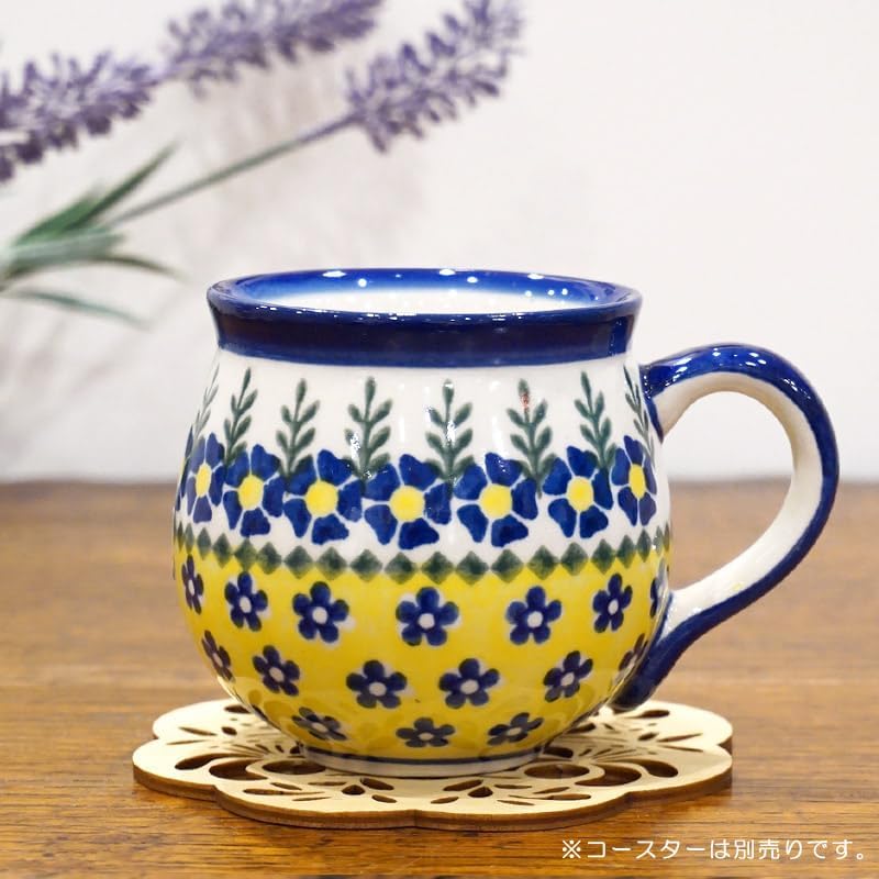 ポーランド陶器 ポーリッシュポタリー 「ヴェナ」 マグカップ（約220cc） V337-U198 バンコク限定