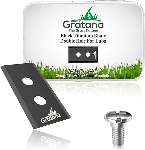 Gratana - Cuchilla robótica para cortacésped (40, para Luba - doble agujero) para cuchillas de repuesto Mammotion Endurance, cortacésped robótico,