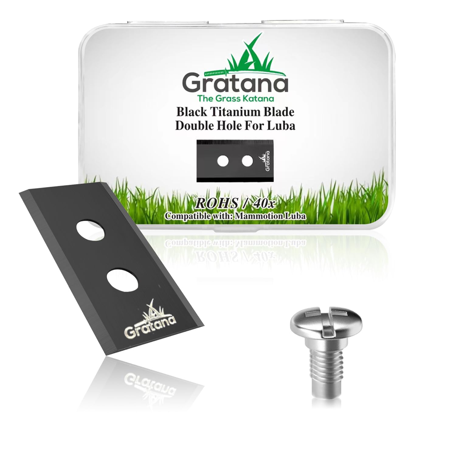 Robotic Lawn Mower Blade (40, for Luba - Double Hole)-image-24