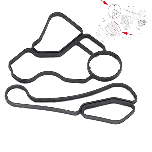 Miniatura 5 de 11428637821 11428637820 11427537293 11427525335 Coches Filtro de aceite de motor Juntas de sello para BMW E60 E82 E83 E83 E84 E90 E92 E93 535i