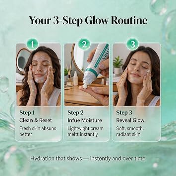 PDRN Moisturizer for Hyaluronic Acid Face, Skincare Hydrating Cream 30ml Barrier Support with Collagen & Niacinamide Anti Aging, Firming, Lightweight Moisturizer for Dry & Sensitive Skin - 30ML