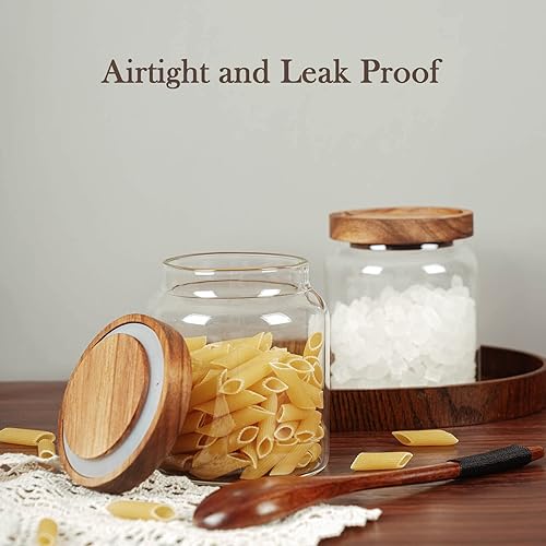 Miniatura 6 de Labina Contenedor de almacenamiento de vidrio de 21Oz+41Oz