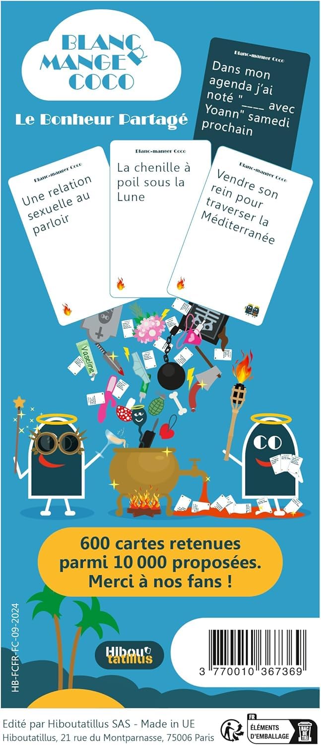 Lot Blanc Manger Coco La Guerre des Genres + Le Bonheur Partagé Version Française + 1 Decap Blumie