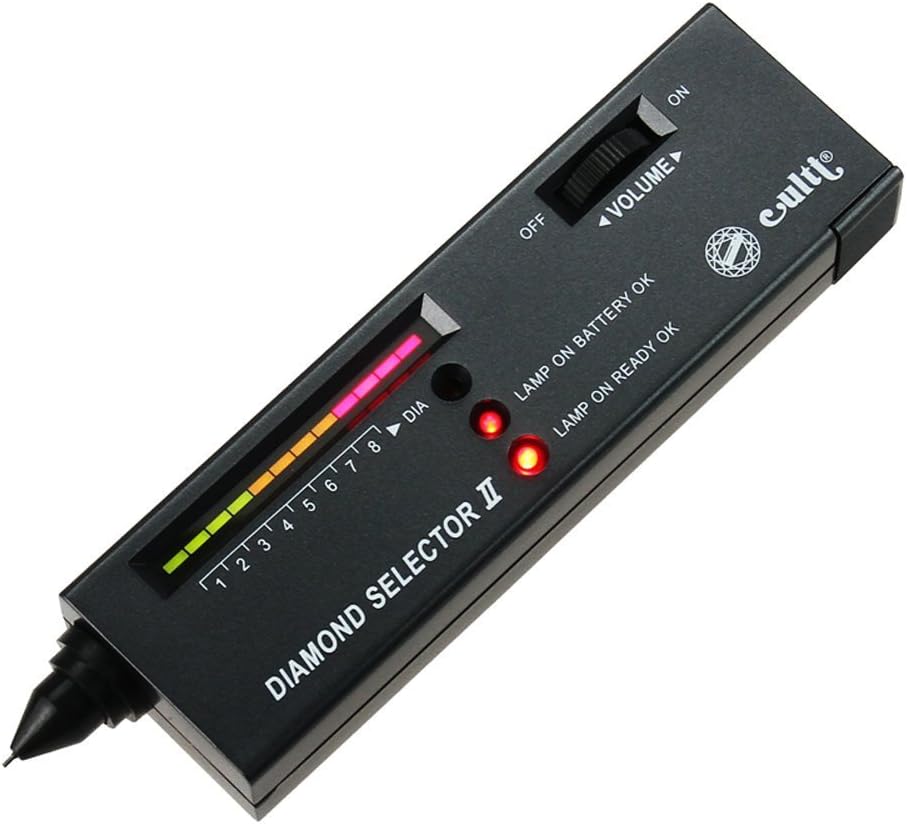 Portable Diamond Gem Tester Selector V2 with Case Gemstone Platform Jeweler tool