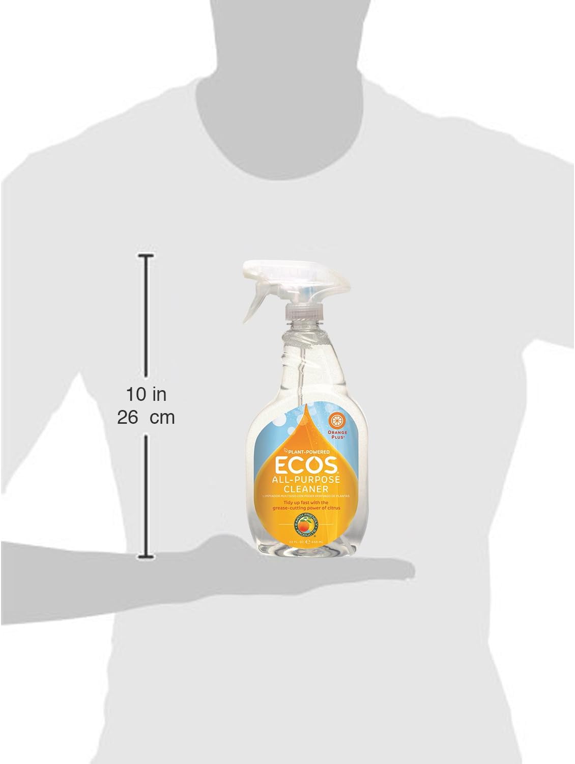 ECOS® All Purpose Cleaner, Orange, 22oz Bottle by Earth Friendly Products (Pack of 2) : Health & Household