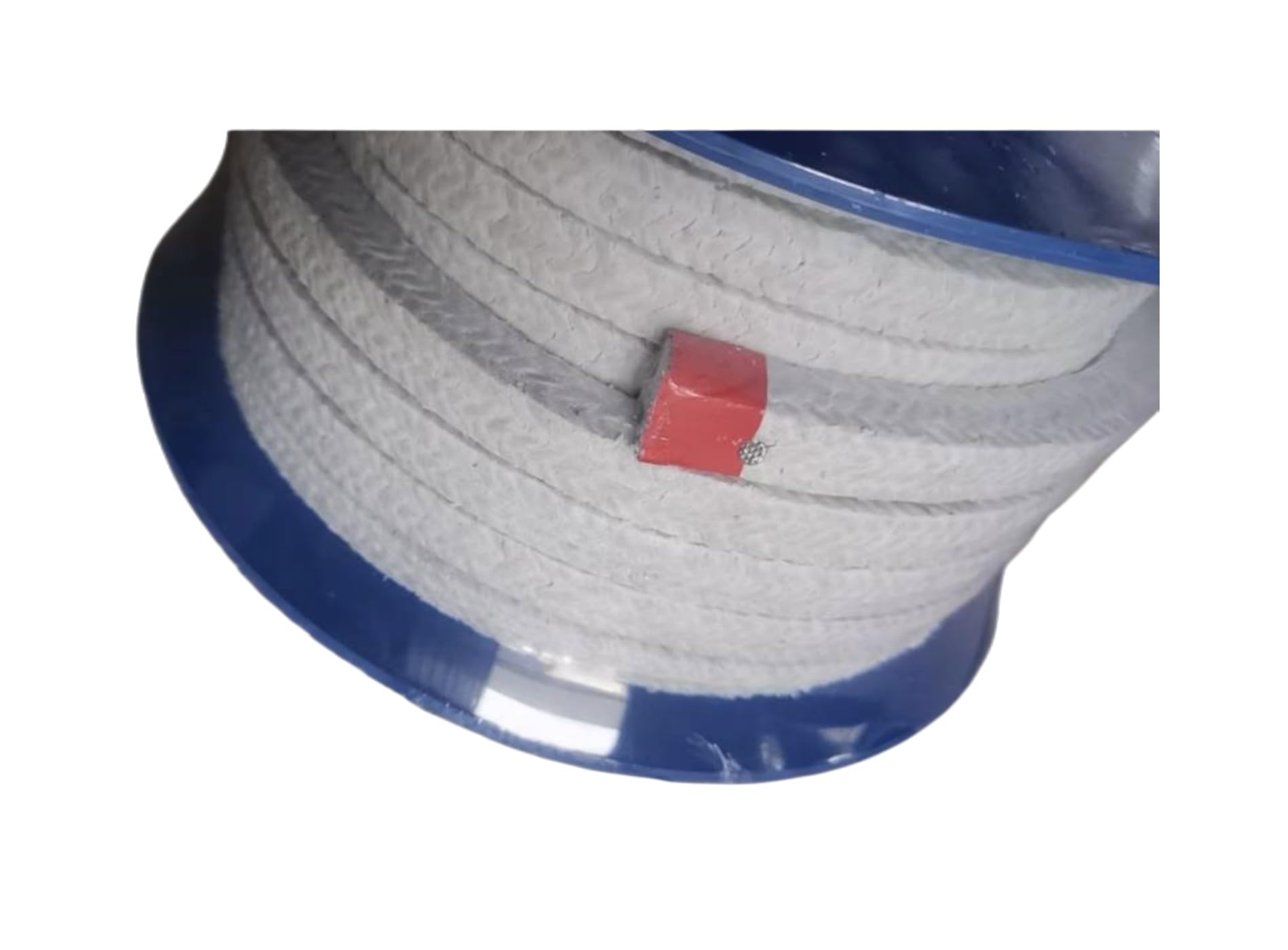 Guarnizione premistoppa senza amianto Heart - Guarnizione industriale impregnata di olio PTFE - 5 metri for pompe, valvole e condutture(8mm*8mm)