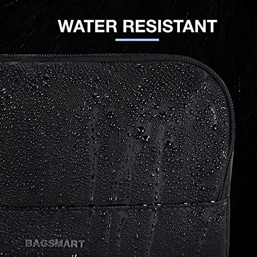 BAGSMART Travel Toiletry Bag for Men, Water-Resistant Lightweight Dopp Kit, Business Dorm Room Shaving Toiletries Bag, Black by bagsmart - Image 4