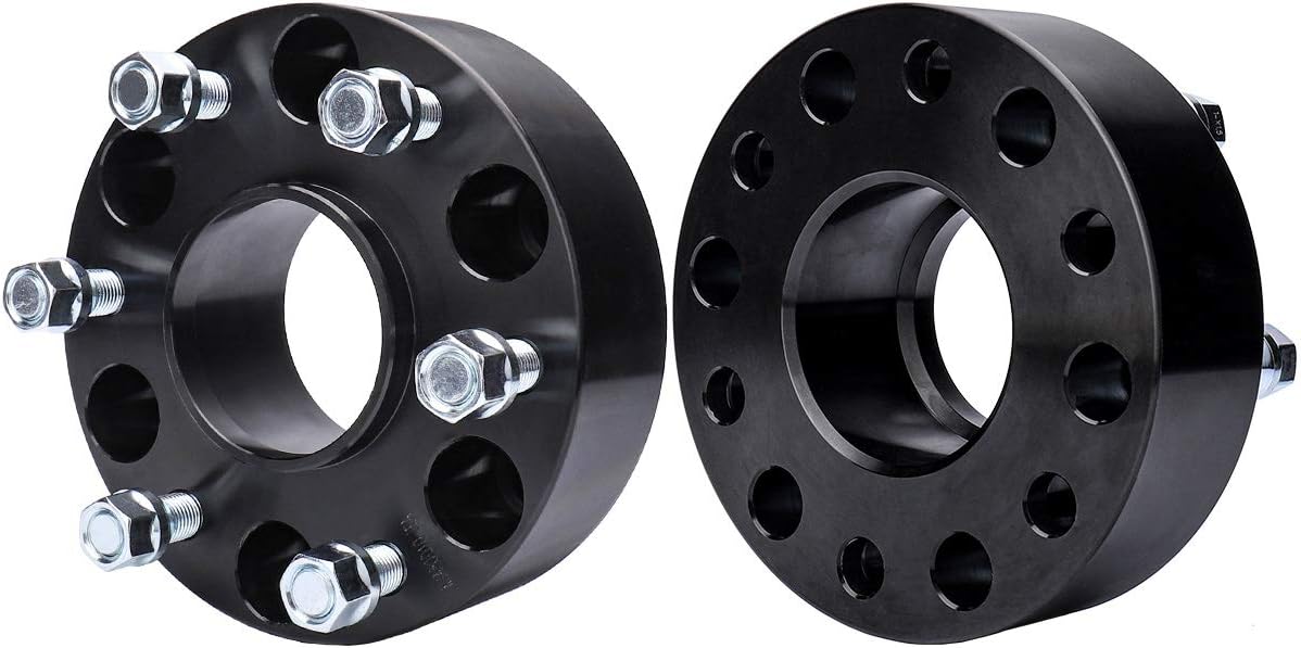 MAYASAF 6x5.5 Hubcentric Spacers 2inch 6 Lug Wheel Spacers Adapter Center Bore 78.1mm M14x1.5 Studs for Chevy K1500/Suburban 1500/Silverado 1500, for GMC C2500/Yukon/Sierra 1500, for Cadillac Escalade