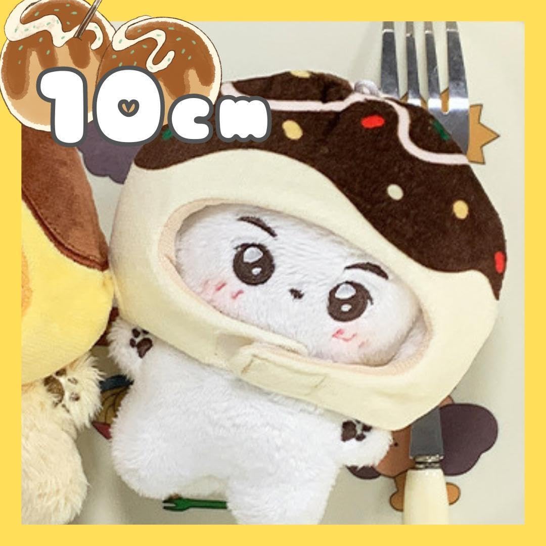 Amazon.co.jp: 着せ替え 被り物 たこやき 10cm ぬい活 着ぐるみ