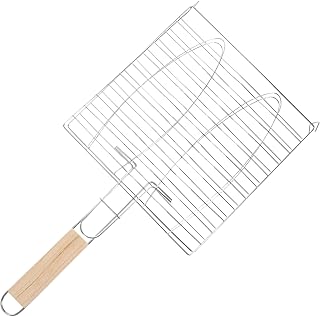 Yardwe 1Pc Grelha Para Churrasco Ao Ar Livre Rede Para Churrasco Ao Ar Livre Acessórios Ao Ar Livre Gaiola Para Peixe Churrasco Cesta De Churrasco Cesta De Peixe Para Churrasco