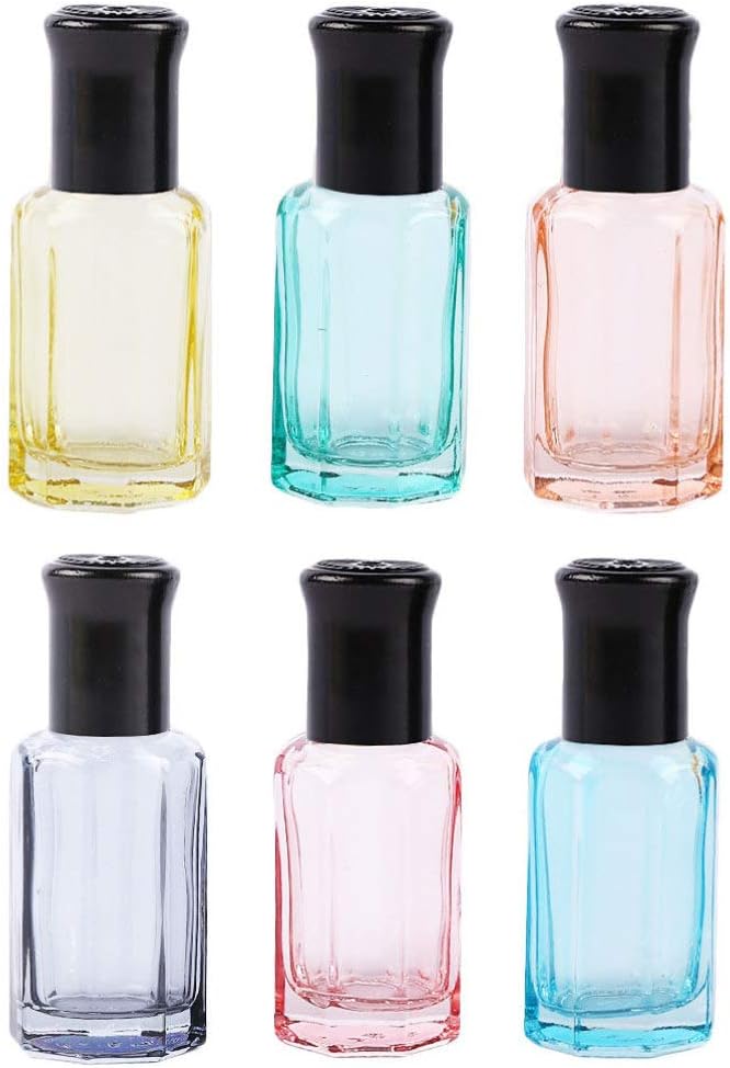 Amazon.com: SaditY 6pcs Perfume Bottle Small Glass Roller Bottles ...