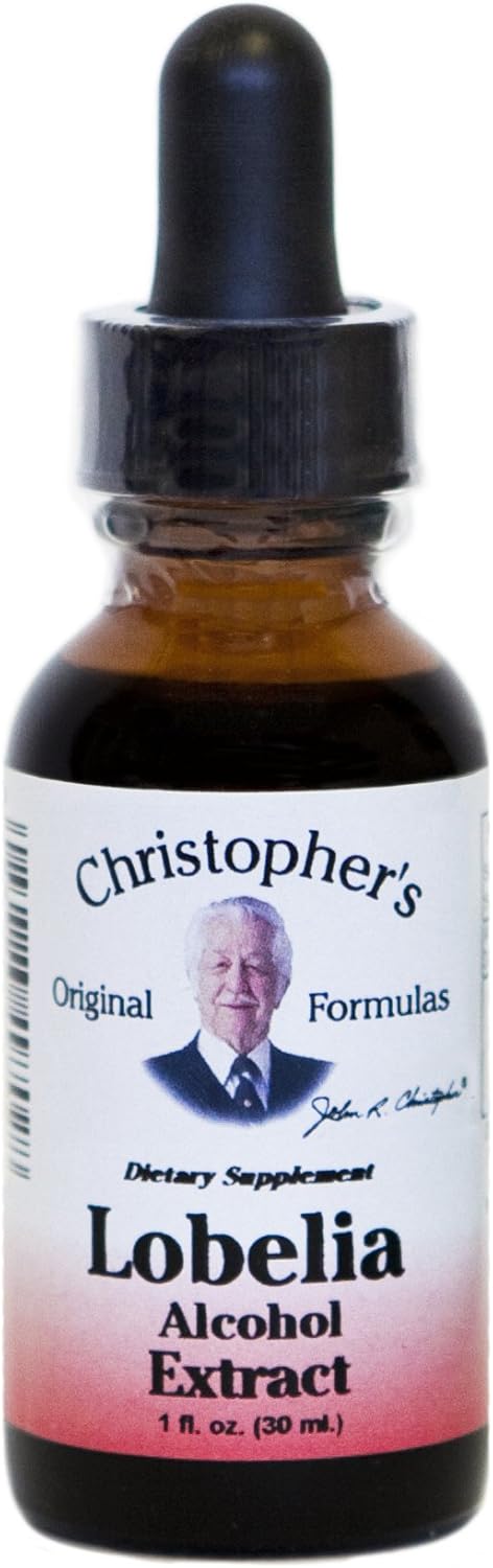 Christopher's Original Formulas Lobelia Alcohol Extract, 1 Fluid Ounce - Pack of 8