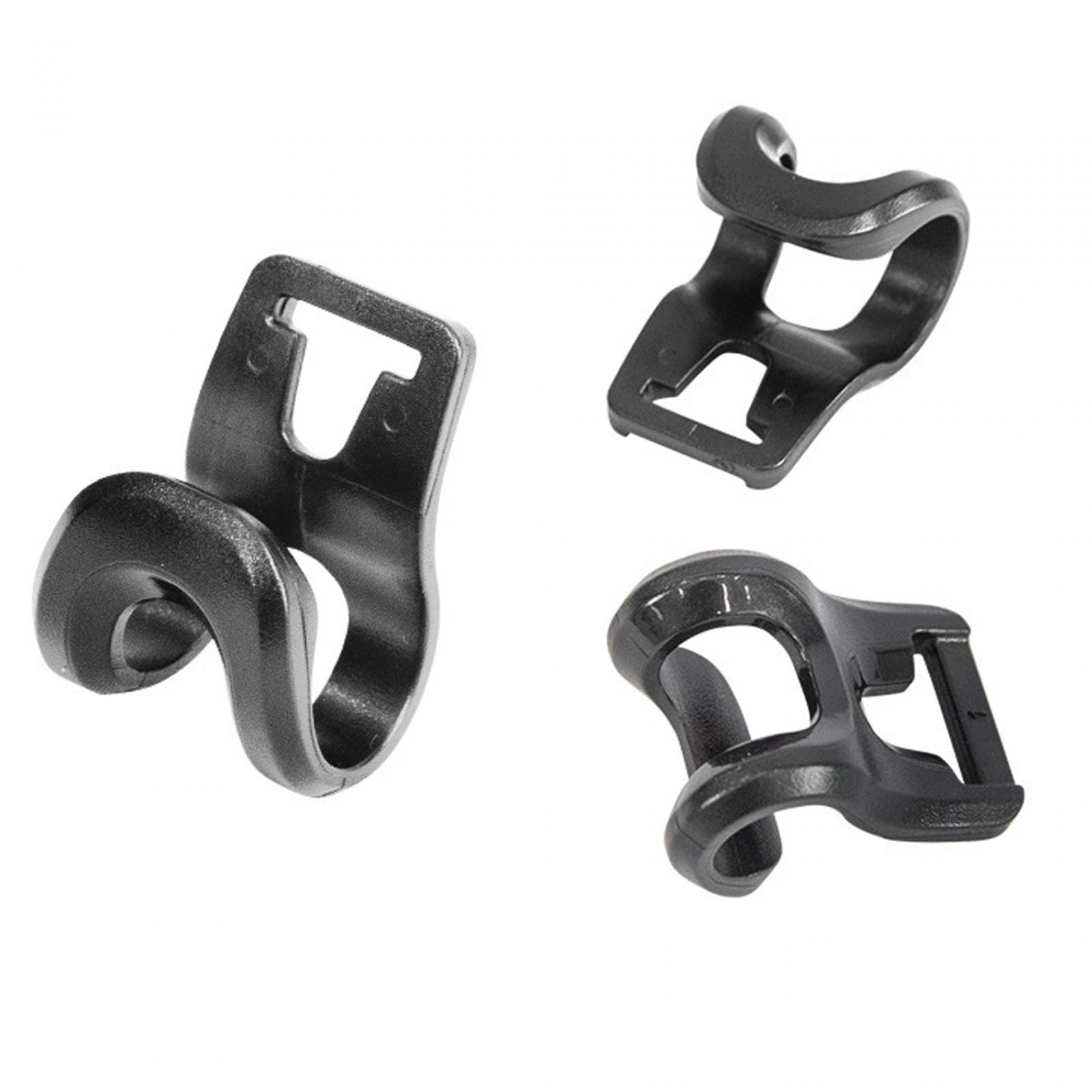 Sharplace 10 x Zeltstangen-Verbindungsclips, Campingzelt-Clips, Zeltzubehör, einfach zu verwendende Markisenstangen-Aufhänger-Clips, 9x18x8x8mm Sport & Freizeit