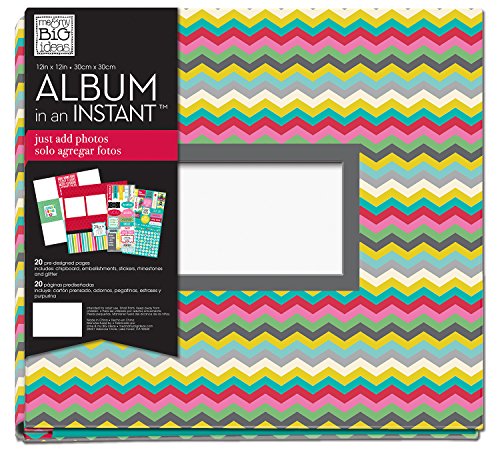 me & my BIG ideas Complete Album, Chevron Family, 12-Inch by 12-Inch