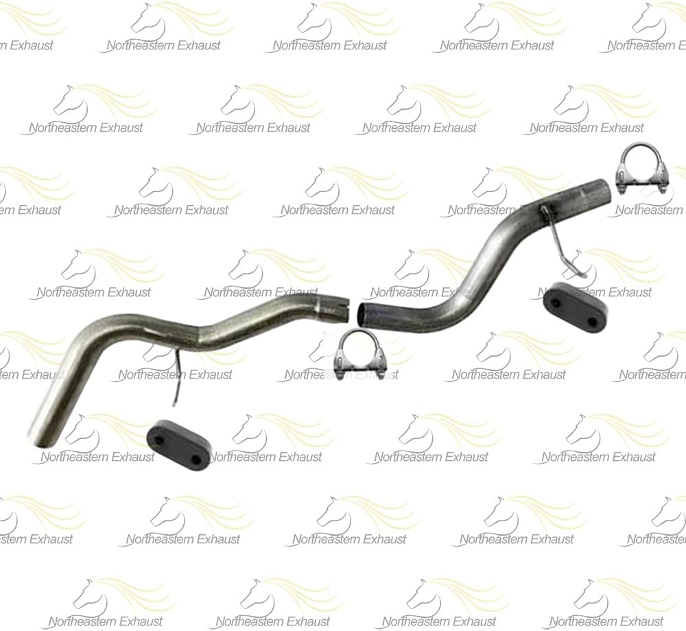 Exhaust Tail Pipe Compatible for 2001-2006 Chevy Suburban 1500 5.3L | Stainless Steel | Northeastern Exhaust | Free Clamps and Hangers Included | Direct-Fit Replacement