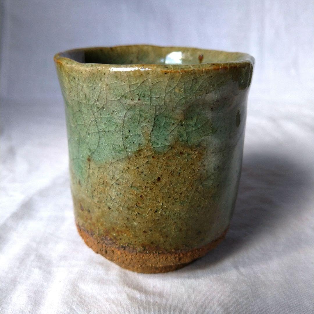 Amazon | 萬古焼 湯呑茶碗と湯冷まし 笹岡春山 | ノーブランド品 | 湯呑み
