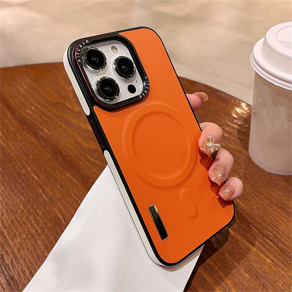 Transparent Pro Iphone 12 Mobile Case Matte Leather Magnetic